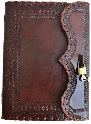 

SV Traders A5 Diary(Antique Acient Merhab Look With Personal Lock, Brown)