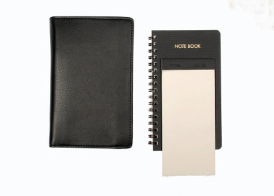 

Sukeshcraft Mini Notebook(Phone- Notebook-PenHolder-Card Holder, Black, Pack of 3)