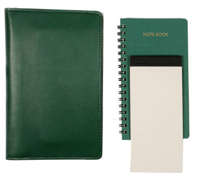 

Sukeshcraft Mini Notebook(Phone- Notebook-PenHolder-Card Holder, Bottle Green, Pack of 3)