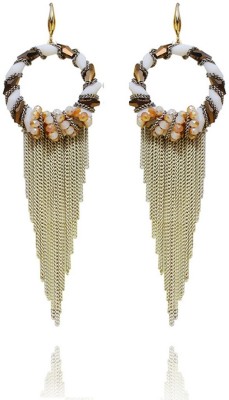 Jewels Galaxy Luxuria Earrings Onyx Alloy Tassel Earring