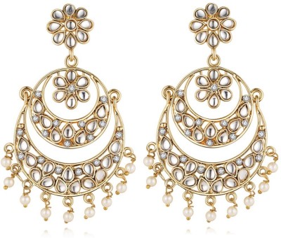 Jewels Galaxy Luxuria Earrings Cubic Zirconia Alloy Drops & Danglers