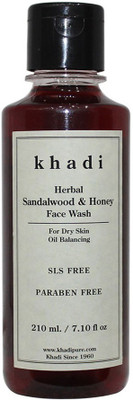 

Khadi Herbal Sandalwood & Honey Face Wash SLS-Paraben Free Face Wash(210 ml)