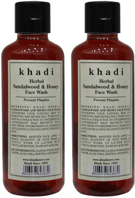 

Khadi Herbal Sandalwood & Honey Face Wash(420 ml)