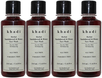 

Khadi Herbal Sandalwood & Honey Face Wash SLS-Paraben Free Face Wash(840 ml)
