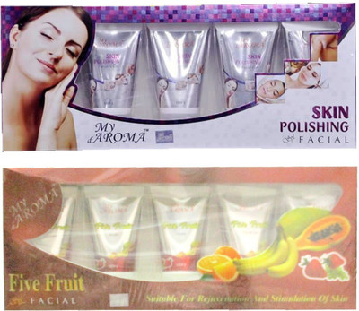 

My Aroma Skin Polishing Five Fruit Tube Facial Kit 480 g(Set of 2)