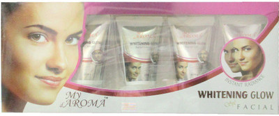 

My Aroma Whitening Glow Tube Facial Kit 480 g(Set of 4)