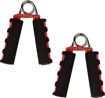 

DreamPalace India Hand Griper Exerciser Strength Trainer Fitness griper for Arm Muscle Builder Wrist Strengthener with Foam Handle (Pack Of two) Hand Grip/Fitness Grip(Black)