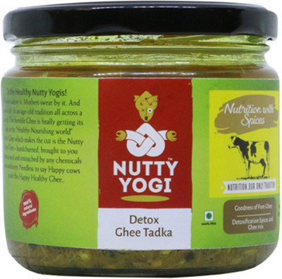 

Nutty Yogi Detox Ghee Tadka Ghee 250 g Glass Bottle