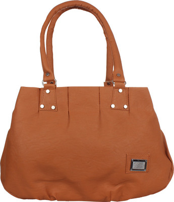 ACRIL Hand-held Bag(Brown)