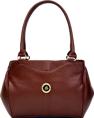 

AGINOS Hand-held Bag(Brown)