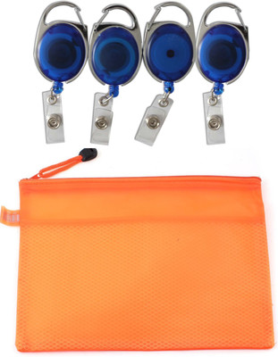 

TheFlauntStore Plastic ID Badge Holder(Pack of 10)