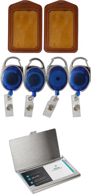 

TheFlauntStore Plastic ID Badge Holder(Pack of 10)