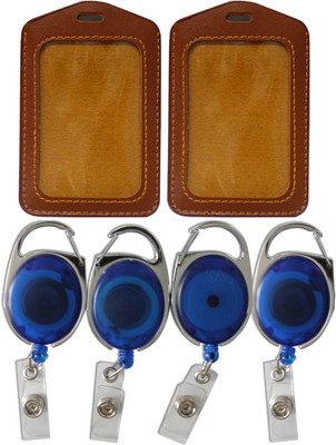 

TheFlauntStore Plastic ID Badge Holder(Pack of 10)