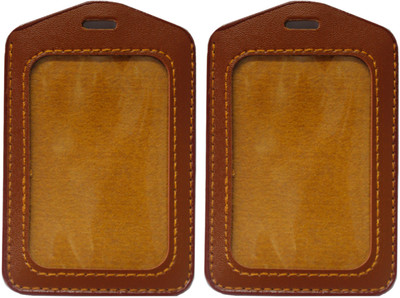 

TheFlauntStore Plastic ID Badge Holder(Pack of 10)