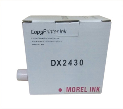 MOREL DX 2430 COPYPRINT COMPATIBLE INK FOR USE IN GESTETNER DUBLICATOR COLOR MAJENTA Magenta Ink Cartridge