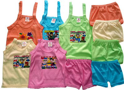 

model ART Boys & Girls Casual Top Shorts (Multicolor)(Multicolor)