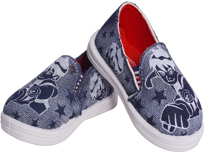 

HOT-X Boys & Girls Slip on Loafers(Light Blue