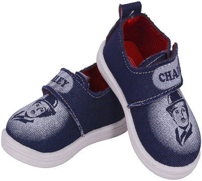 

HOT-X Boys & Girls Velcro Moccasins(Blue