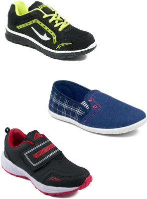 

Asian Boys Lace Running Shoes(Multicolor