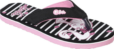 

Barbie Girls Slip On Slipper Flip Flop(Black, Black/pink