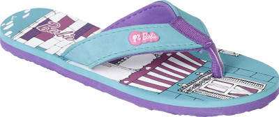 

Barbie Girls Slip On Slipper Flip Flop(Green, Sea green
