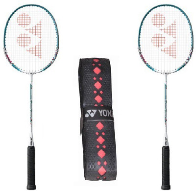 

Yonex Combo of Three, Two 'Muscle Power 2' Badminton Racquets and One 'Diamond' Badminton Grip Badminton Kit