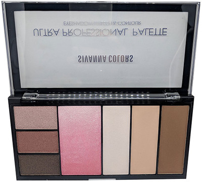 

Sivanna Colors Ultra Professional Palette ( Eyeshadow & Blush & Contour(Pack of 7)