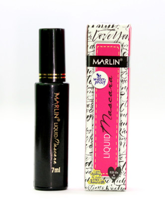 

Marlin Liquid Mascara Waterproof and Long lasting - 24 Hr Stay 7 ml(Black)