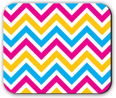 

Fantaboy Best Ziz Zag Printed Mousepad(Multicolor)