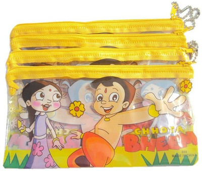 

KHATRI 24 pouch Art Plastic Pencil Boxes(Set of 24, Yellow)