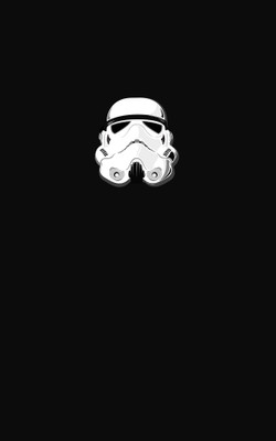 

Akhuratha Wall Poster Star-Wars-stormtrooper-helmet-minimalism-portrait-display Paper Print(18 inch X 12 inch, Rolled)