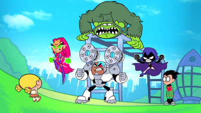 

TV Show Teen Titans Go! HD Wall Poster Paper Print(12 inch X 18 inch, Rolled)