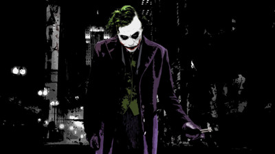 

Aabhaas Wall Poster -movies-Joker-The-Dark-Knight Paper Print(12 inch X 18 inch, Rolled)