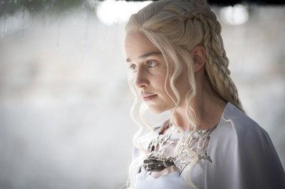 

Aabhaas TV Show Game Of Thrones Daenerys Targaryen HD Wall Poster Paper Print(12 inch X 18 inch, Rolled)