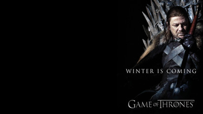 

Aabhaas Wall Poster-Game-of-Thrones-Ned-Stark-Winter-Is-Coming-Sean-Bean Paper Print(12 inch X 18 inch, Rolled)