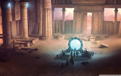 

TV Show Stargate SG-1 Stargate HD Wall Poster Paper Print(12 inch X 18 inch, Rolled)