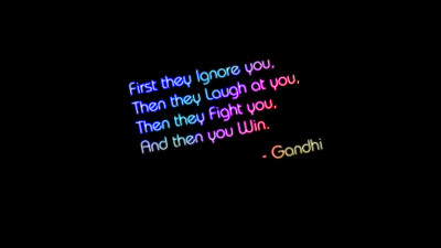 

Akhuratha a-simple-daily-quote-gandhi Wall Poster Paper Print(12 inch X 18 inch, Rolled)