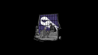 

Aabhaas Wall Poster digital-art-Batman-Begins-Batman-Batman-logo-Alfred-Pennyworth-window Paper Print(12 inch X 18 inch, Rolled)