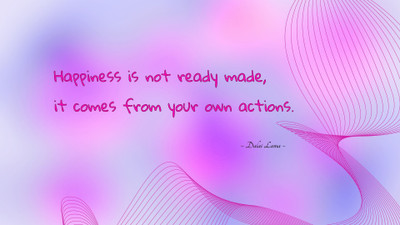 

Akhuratha a-quote-quotes-happiness-action Wall Poster Paper Print(12 inch X 18 inch, Rolled)