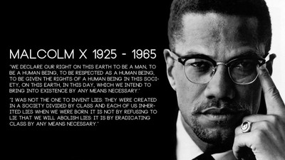 

Akhuratha malcolm-x-quotes-monochrome Wall Poster Paper Print(12 inch X 18 inch, Rolled)