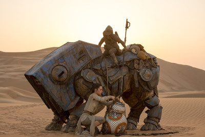 

Aabhaas Wall Poster Star-Wars-Episode-VII---The-Force-Awakens-Rey-Daisy-Ridley-BB- Paper Print(12 inch X 18 inch, Rolled)