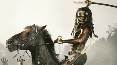 

TV Show The Walking Dead Danai Gurira Michonne HD Wall Poster Paper Print(12 inch X 18 inch, Rolled)