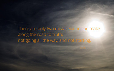 

Akhuratha aquote-quotes-truth-mistake Wall Poster Paper Print(12 inch X 18 inch, Rolled)