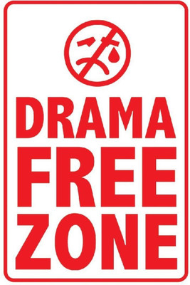 

Akhuratha Wall Poster Drama Free Zone Paper Print(12 inch X 18 inch, Rolled)