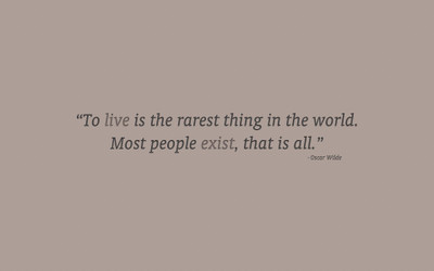 

Akhuratha -oscar-wilde-quotes-simple-background-text Wall Poster Paper Print(12 inch X 18 inch, Rolled)