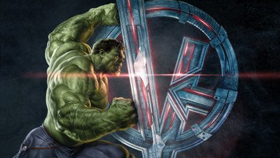 

Aabhaas Wall Poster The-Avengers-Avengers-Age-of-Ultron-superhero-symbols-Hulk-movies-concept-art Paper Print(12 inch X 18 inch, Rolled)