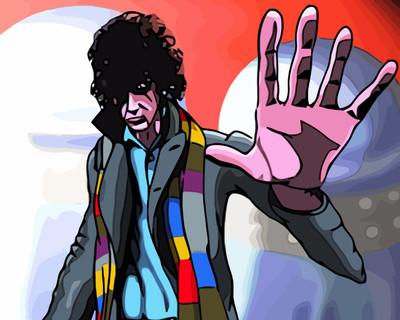 

Aabhaas TV Show Doctor Who Tom Baker HD Wall Poster Paper Print(12 inch X 18 inch, Rolled)