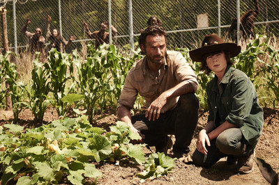 

TV Show The Walking Dead Chandler Riggs Carl Grimes Andrew Lincoln Rick Grimes Walking Dead HD Wall Poster Paper Print(12 inch X 18 inch, Rolled)