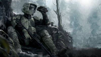 

Aabhaas Wall Poster Star-Wars-scout-trooper Paper Print(12 inch X 18 inch, Rolled)