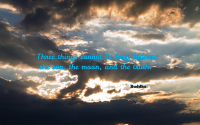 

Akhuratha aquote-quotes-truth-sun-moon Wall Poster Paper Print(12 inch X 18 inch, Rolled)